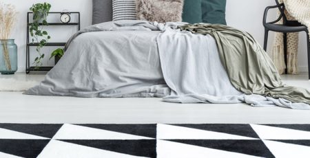 Dywan do sypialni w geometryczne wzory – zdrowy-sen.eu