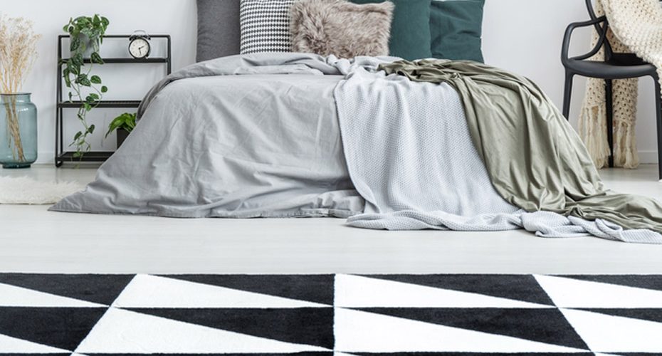 Dywan do sypialni w geometryczne wzory – zdrowy-sen.eu