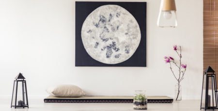 mata tatami w pokoju w stylu japońskim